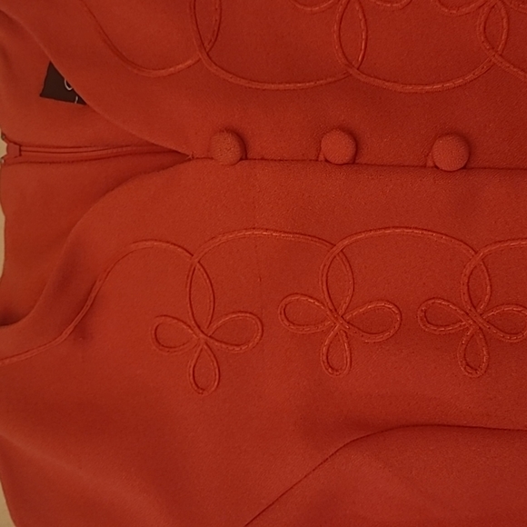 EUC VTG Jaclyn Hart Pink Embroidered Front Dress - Picture 15 of 15